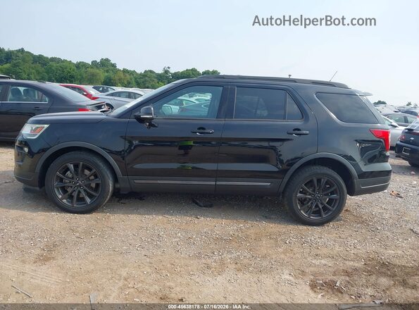 1FM5K8DH8JGC61881 2018 FORD EXPLORER Black Սալոնի 360 աստիճան տեսք