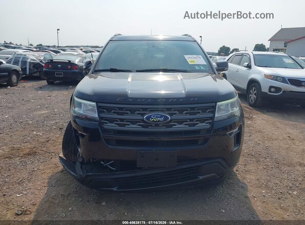 1FM5K8DH8JGC61881 2018 FORD EXPLORER Black Սարքավորումների վահանակի տեսք