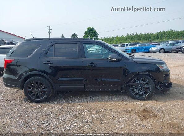 1FM5K8DH8JGC61881 2018 FORD EXPLORER Black Սալոնի հետևի տեսք