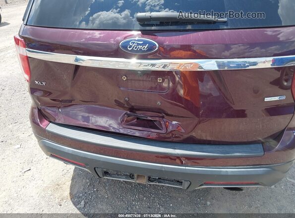 1FM5K8DH8KGA50259 2019 FORD EXPLORER Burgundy Widok z przodu