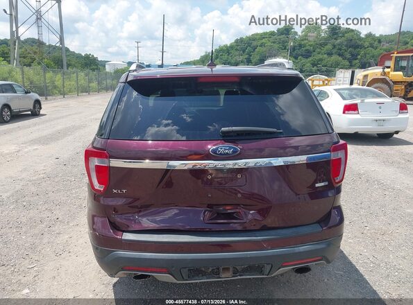 1FM5K8DH8KGA50259 2019 FORD EXPLORER Burgundy 