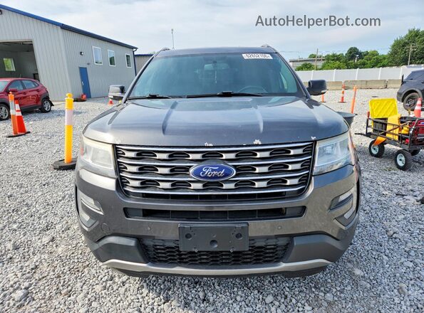 1FM5K8DH9HGC30469 2017 FORD EXPLORER Gray Вид спереду