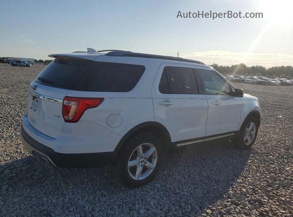 1FM5K8DHXHGA08099 2017 FORD EXPLORER White Trasero derecho