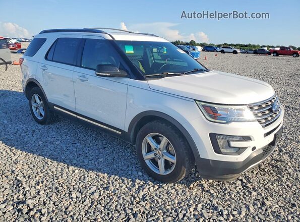1FM5K8DHXHGA08099 2017 FORD EXPLORER White Delantero derecho