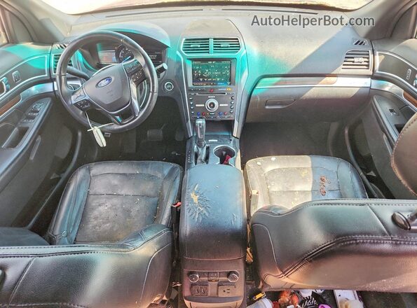 1FM5K8F80GGA97421 2016 FORD EXPLORER Red წინა პანელის ხედი