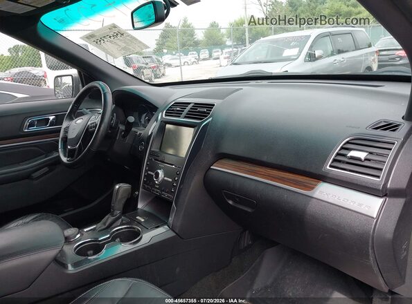 1FM5K8F80GGC89115 2016 FORD EXPLORER Black Вид салону спереду