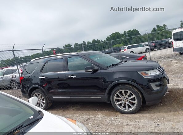 1FM5K8F80GGC89115 2016 FORD EXPLORER Black Вид задньої частини салону