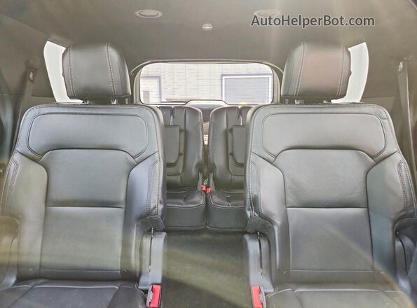1FM5K8F80HGA95587 2017 FORD EXPLORER White Rear seats view