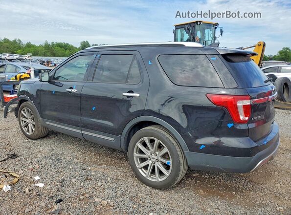 1FM5K8F80HGC37436 2017 FORD EXPLORER Black Задня ліва чверть