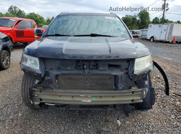 1FM5K8F80HGC37436 2017 FORD EXPLORER Black Вид спереду
