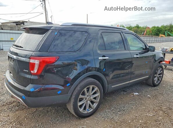 1FM5K8F80HGC37436 2017 FORD EXPLORER Black Задня права чверть