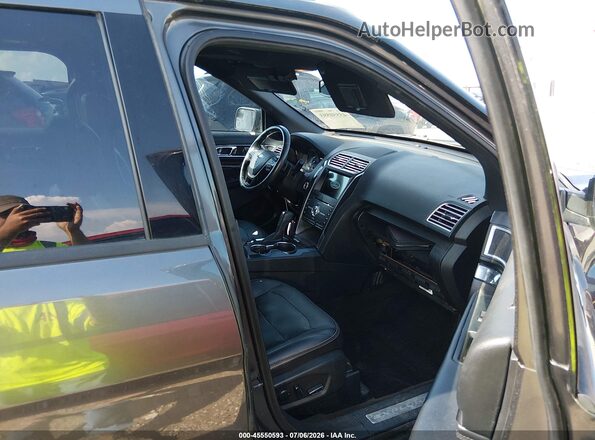 1FM5K8F80HGC94056 2017 FORD EXPLORER Gray Front interior view