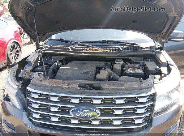 1FM5K8F80HGC94056 2017 FORD EXPLORER Gray Rear view