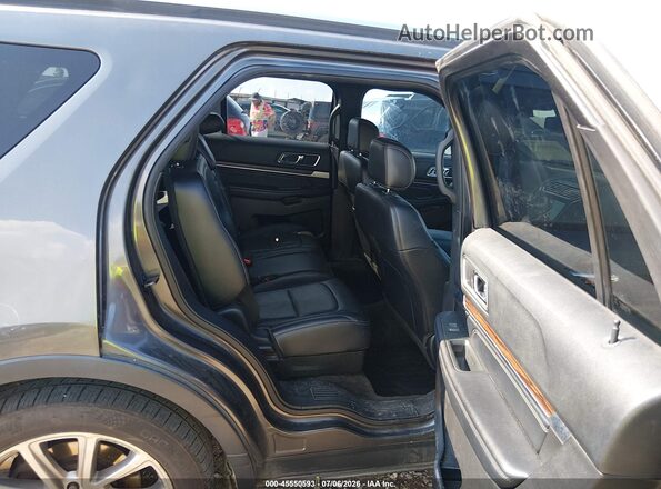1FM5K8F80HGC94056 2017 FORD EXPLORER Gray VIN sticker view