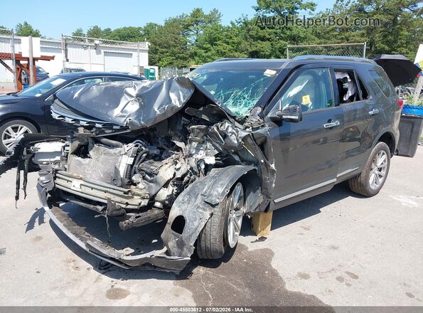 1FM5K8F80HGE26474 2017 FORD EXPLORER Black Vista tres cuartos delantera izquierda