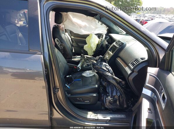 1FM5K8F80HGE26474 2017 FORD EXPLORER Black Vista interior delantera