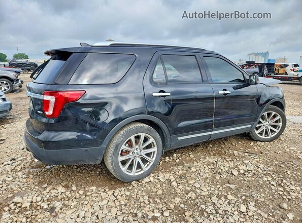 1FM5K8F81GGA10612 2016 FORD EXPLORER Black Задня права чверть