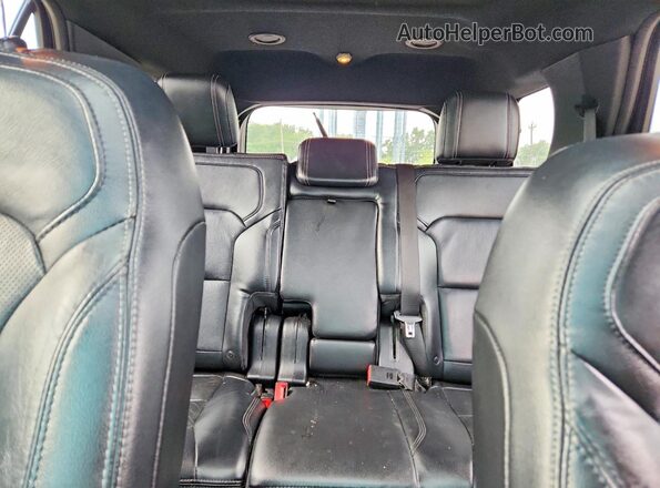 1FM5K8F81GGA10612 2016 FORD EXPLORER Black Вид задніх сидінь