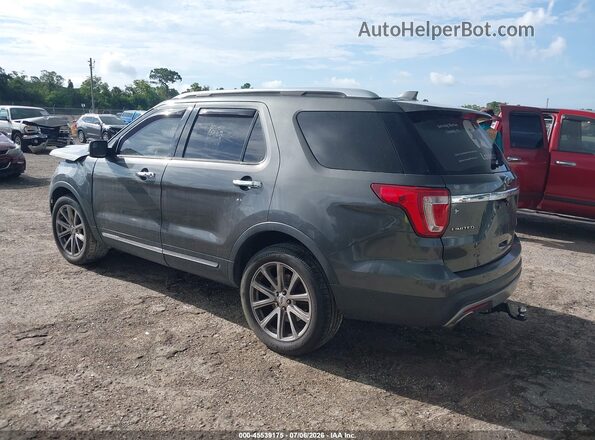 1FM5K8F81GGC17632 2016 FORD EXPLORER Gray Հետևի ձախ