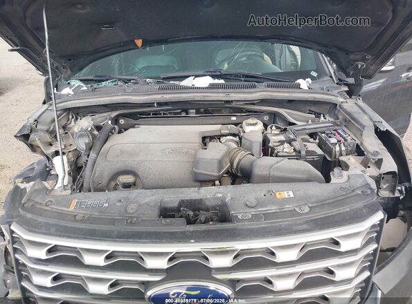 1FM5K8F81GGC17632 2016 FORD EXPLORER Gray Հետևի տեսք
