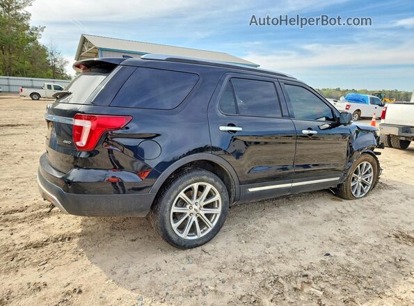 1FM5K8F81HGA16783 2017 FORD EXPLORER Black Trasero derecho
