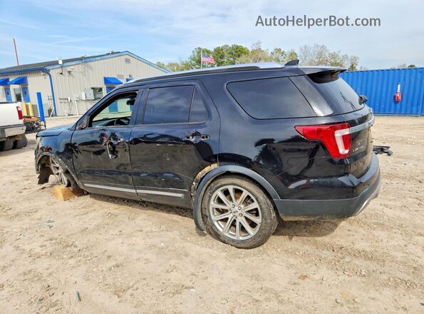 1FM5K8F81HGA16783 2017 FORD EXPLORER Black Trasero izquierdo