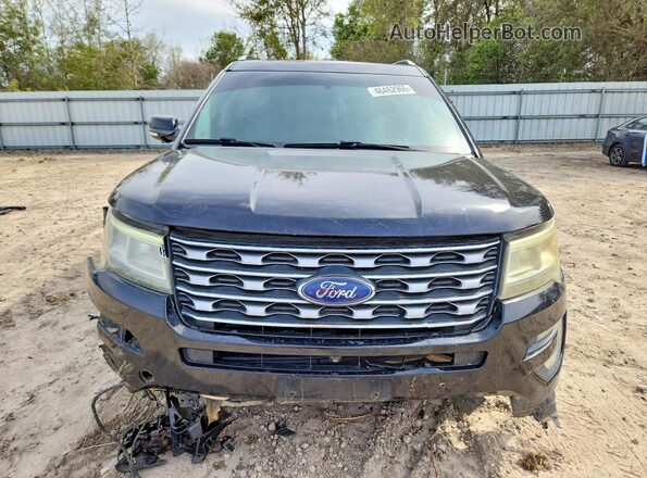 1FM5K8F81HGA16783 2017 FORD EXPLORER Black Vista frontal