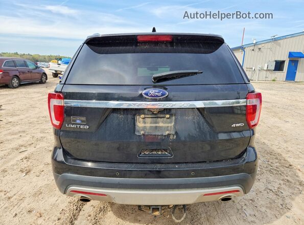 1FM5K8F81HGA16783 2017 FORD EXPLORER Black Vista trasera