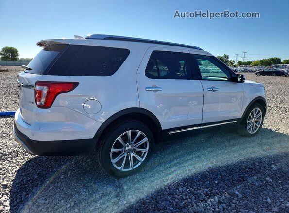 1FM5K8F82GGA00476 2016 FORD EXPLORER White Задня права чверть
