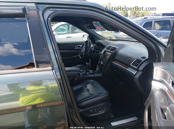 1FM5K8F82GGA71208 2016 FORD EXPLORER Green Front interior view