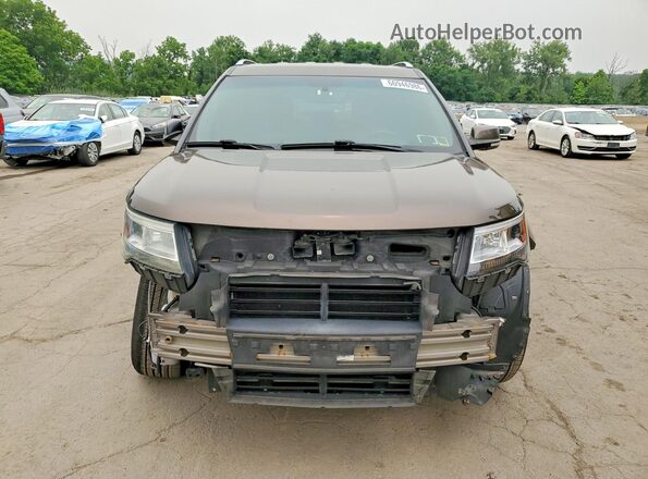 1FM5K8F82GGA76800 2016 FORD EXPLORER Brown Vista frontal