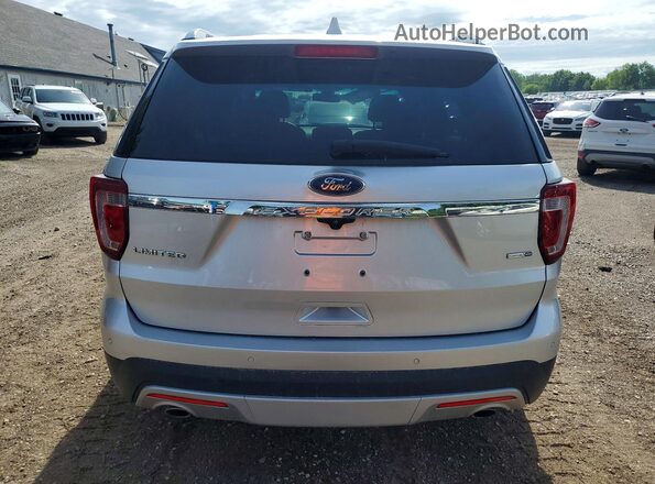 1FM5K8F82GGB85631 2016 FORD EXPLORER Silver Widok z tyłu