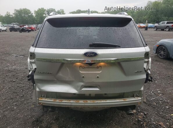 1FM5K8F82GGC49263 2016 FORD EXPLORER Silver უკანა ხედი
