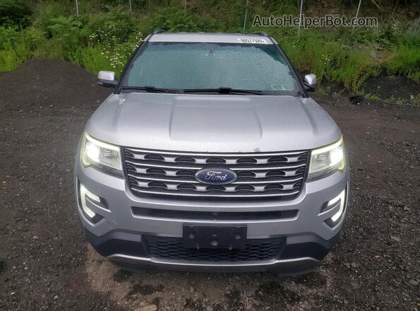 1FM5K8F82GGC49263 2016 FORD EXPLORER Silver წინა ხედი