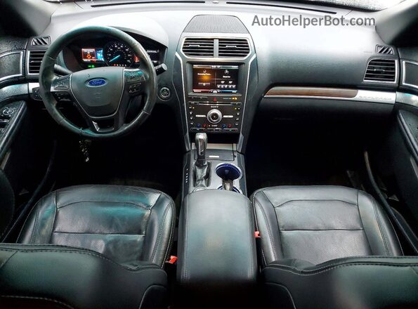 1FM5K8F82GGC49263 2016 FORD EXPLORER Silver წინა პანელის ხედი