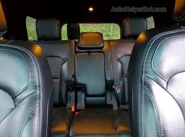 1FM5K8F82GGC49263 2016 FORD EXPLORER Silver უკანა სავარძლების ხედი