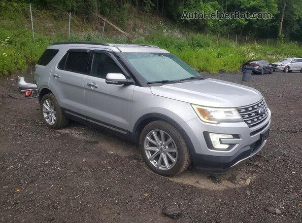1FM5K8F82GGC49263 2016 FORD EXPLORER Silver წინა მარჯვენა