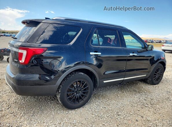 1FM5K8F82HGC93975 2017 FORD EXPLORER Black Rear right