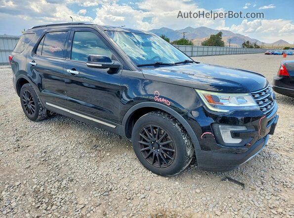 1FM5K8F82HGC93975 2017 FORD EXPLORER Black Front right