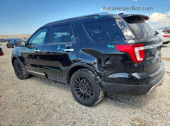 1FM5K8F82HGC93975 2017 FORD EXPLORER Black Rear left