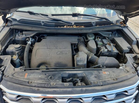 1FM5K8F82HGC93975 2017 FORD EXPLORER Black Rear interior view