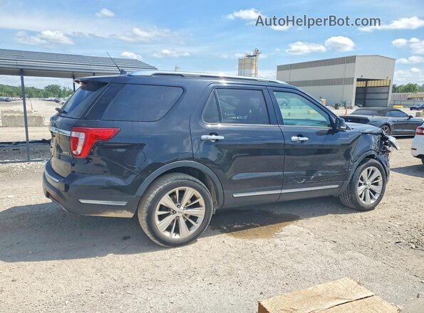 1FM5K8F82KGA11549 2019 FORD EXPLORER Black Задня права чверть
