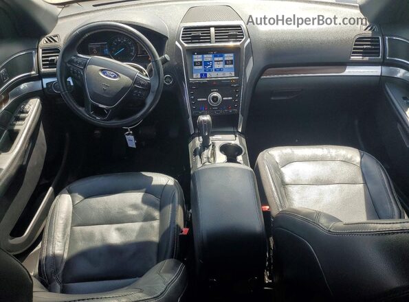 1FM5K8F82KGA11549 2019 FORD EXPLORER Black Вид панелі приладів