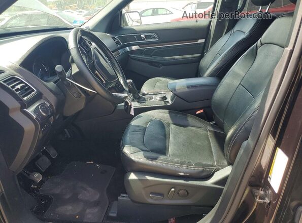 1FM5K8F82KGA11549 2019 FORD EXPLORER Black Вид салону спереду