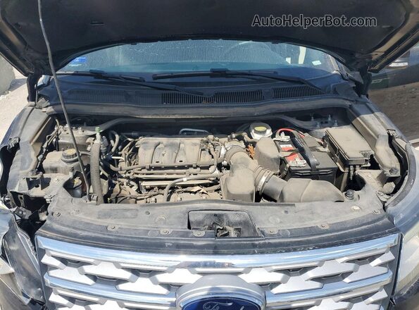 1FM5K8F82KGA11549 2019 FORD EXPLORER Black Вид задньої частини салону