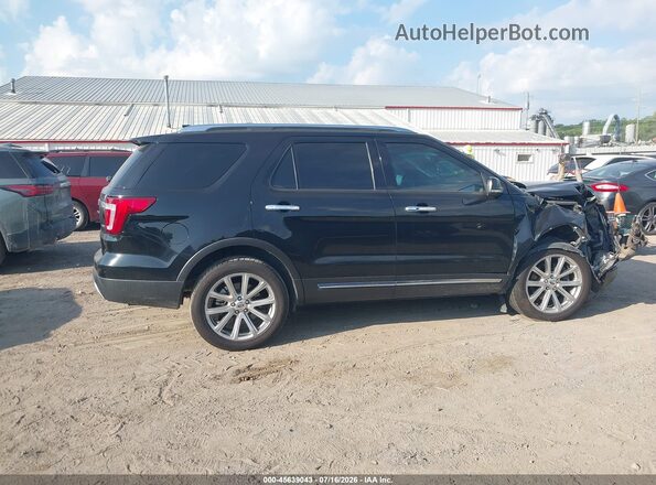1FM5K8F83GGC49286 2016 FORD EXPLORER Black Vista interior de 360 grados