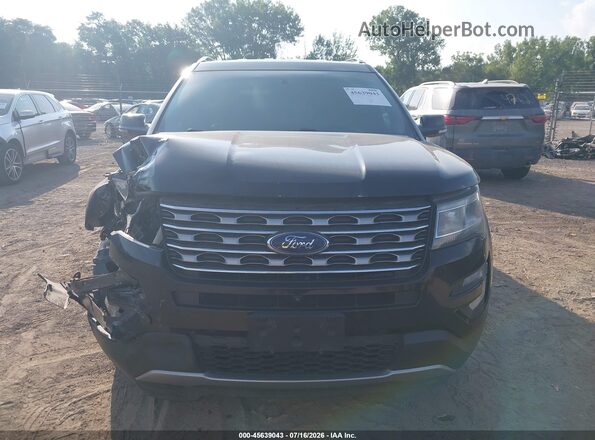 1FM5K8F83GGC49286 2016 FORD EXPLORER Black Vista interior trasera