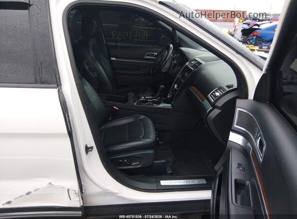 1FM5K8F83HGC38807 2017 FORD EXPLORER White Vista interior delantera