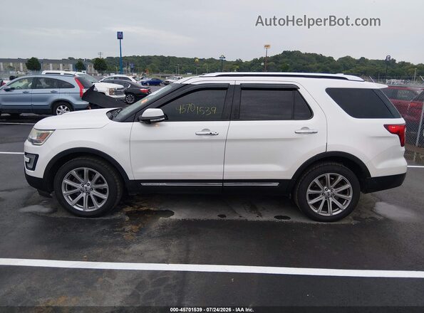 1FM5K8F83HGC38807 2017 FORD EXPLORER White Vista interior de 360 grados