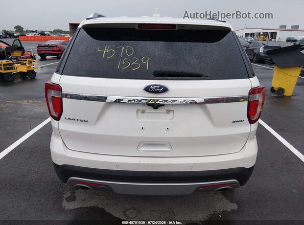 1FM5K8F83HGC38807 2017 FORD EXPLORER White 